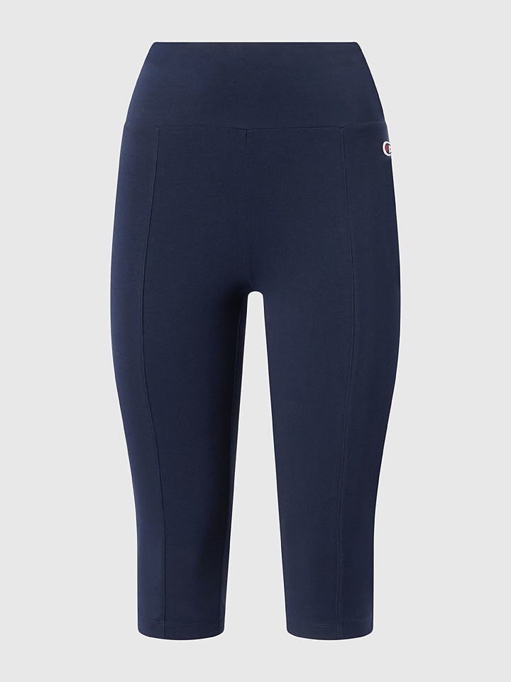 Legginsy w kolorze granatowym