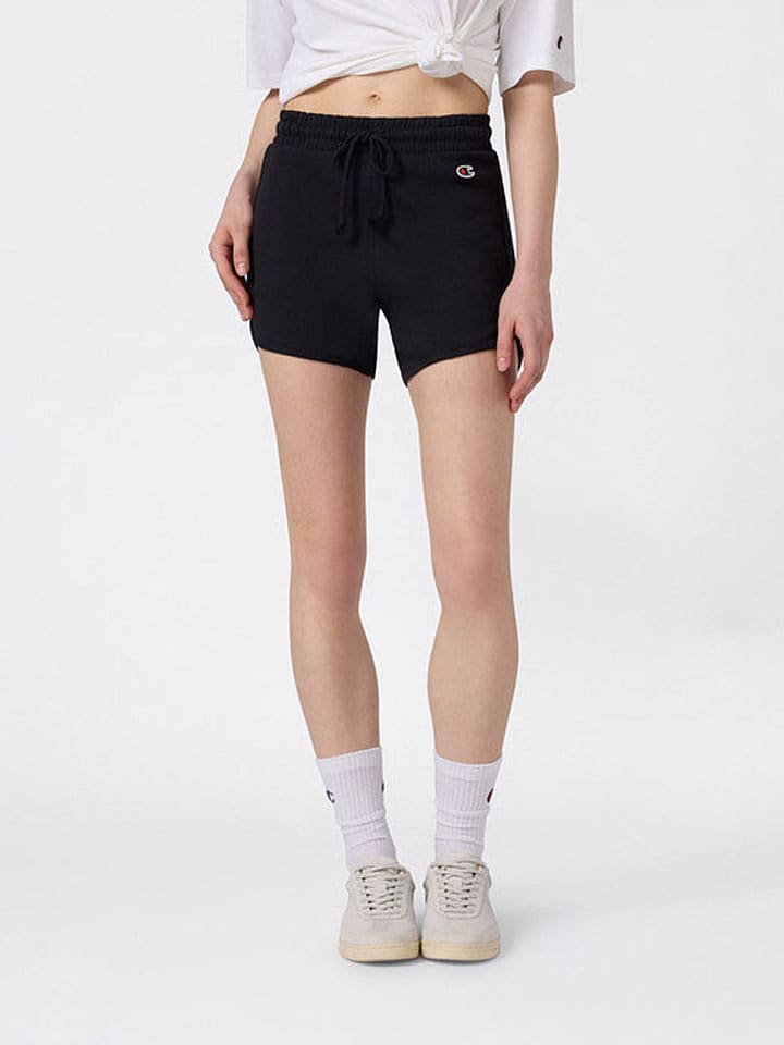 Sweatshorts in Schwarz