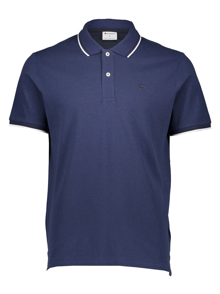Koszulka polo w kolorze granatowym