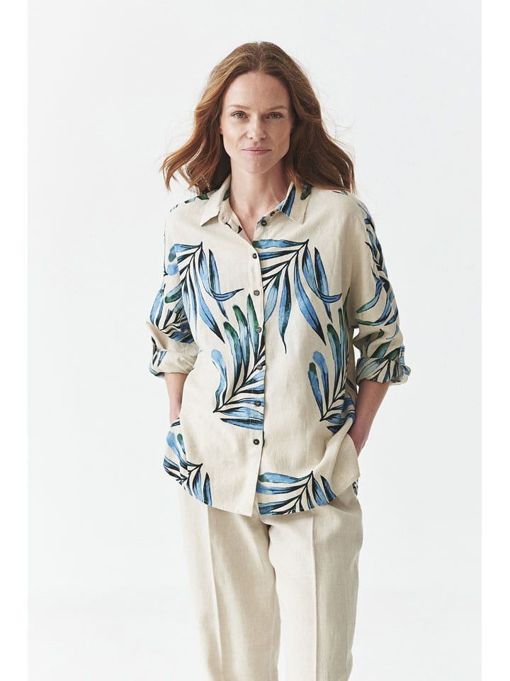 Bluse in Beige