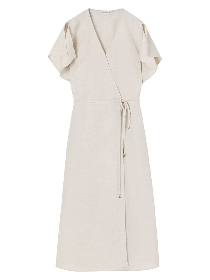 Kleid in Beige