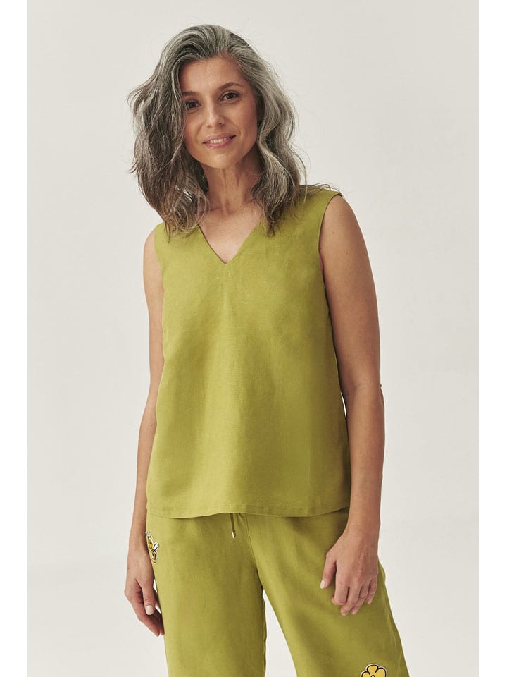 Bluzka w kolorze khaki