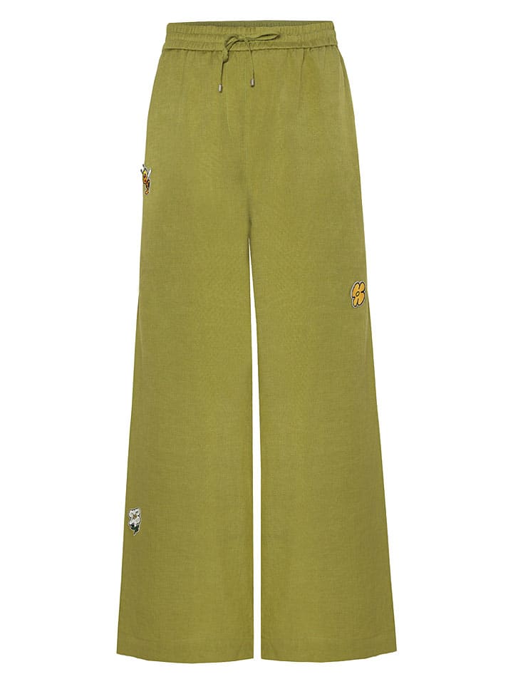 Marlenehose in Khaki