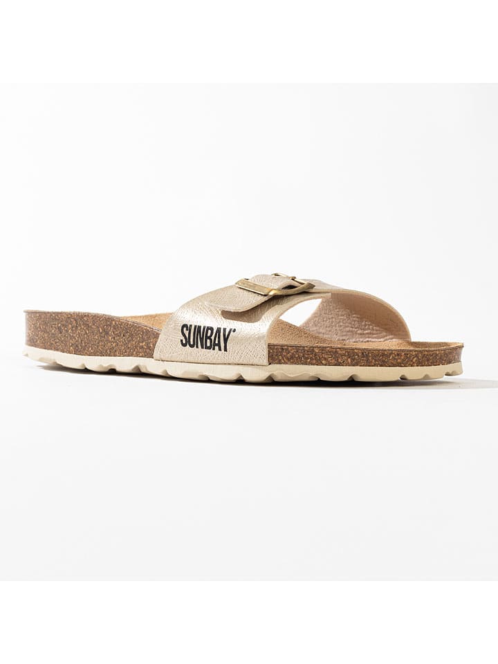 Slippers "Jasmin" goudkleurig