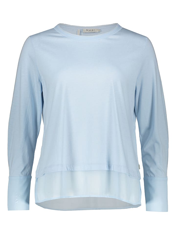 Bluse in Hellblau