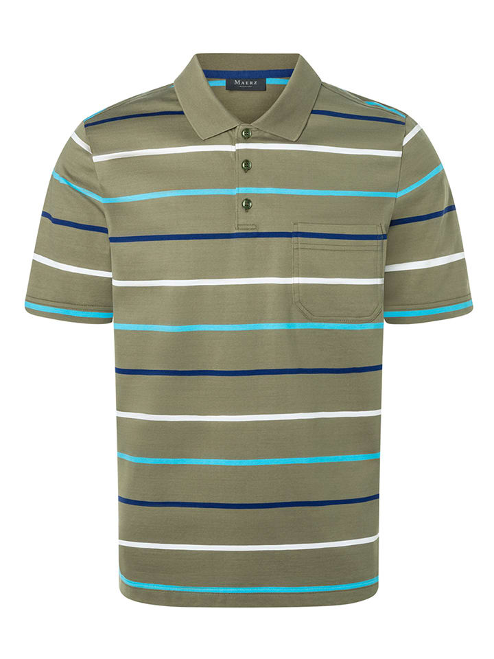 Poloshirt in Oliv