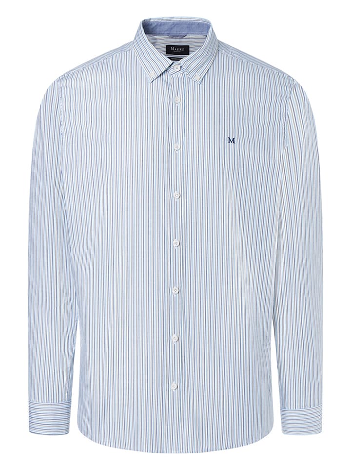 Hemd - Modern fit - in Hellblau/ Weiß