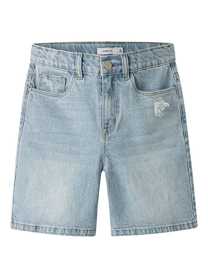 Spijkershort "Rose" lichtblauw