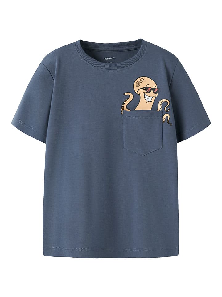 Shirt "Fikz" in Blau