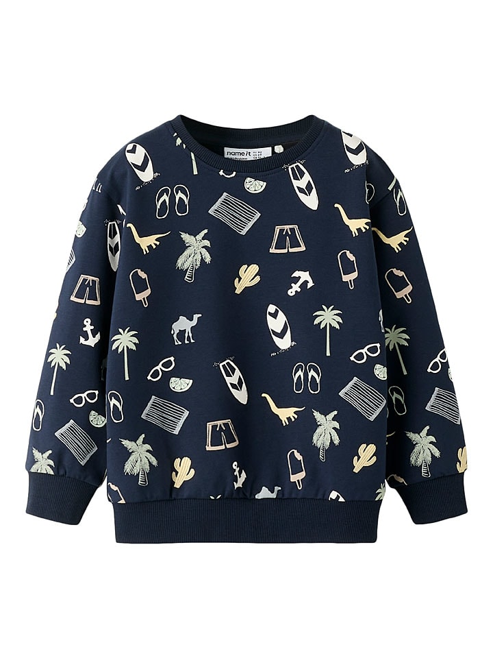 Sweatshirt "Jerome" in Dunkelblau