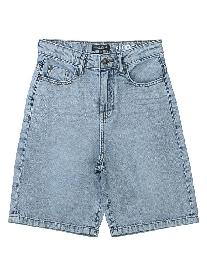 Jeans-Bermuda in Hellblau