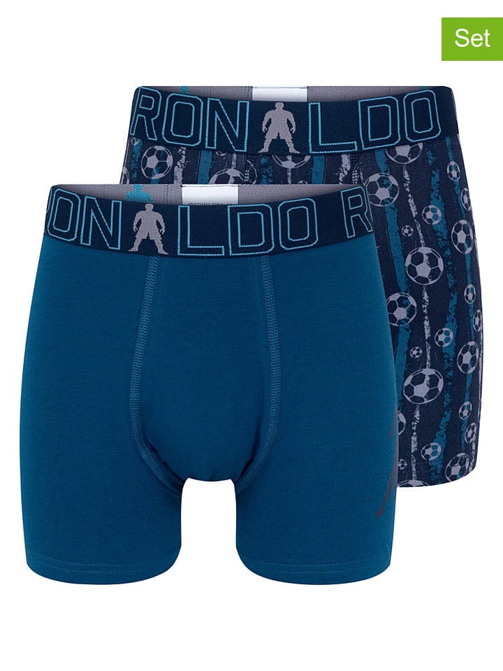 2-delige set: boxershorts blauw