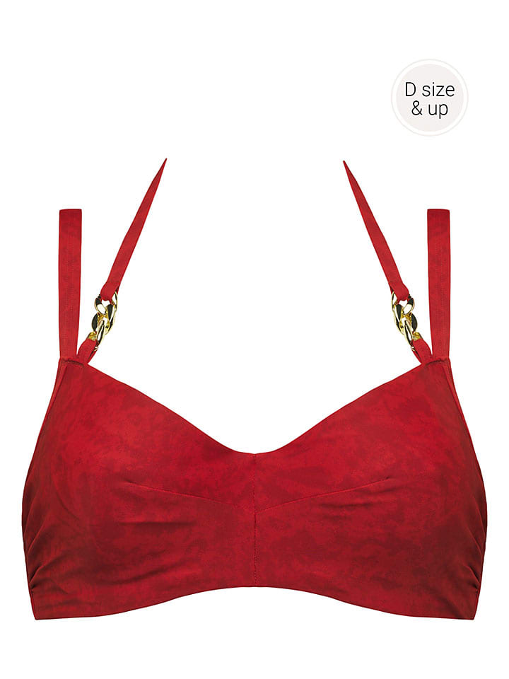 Biustonosz bikini "Acapulco" w kolorze czerwonym