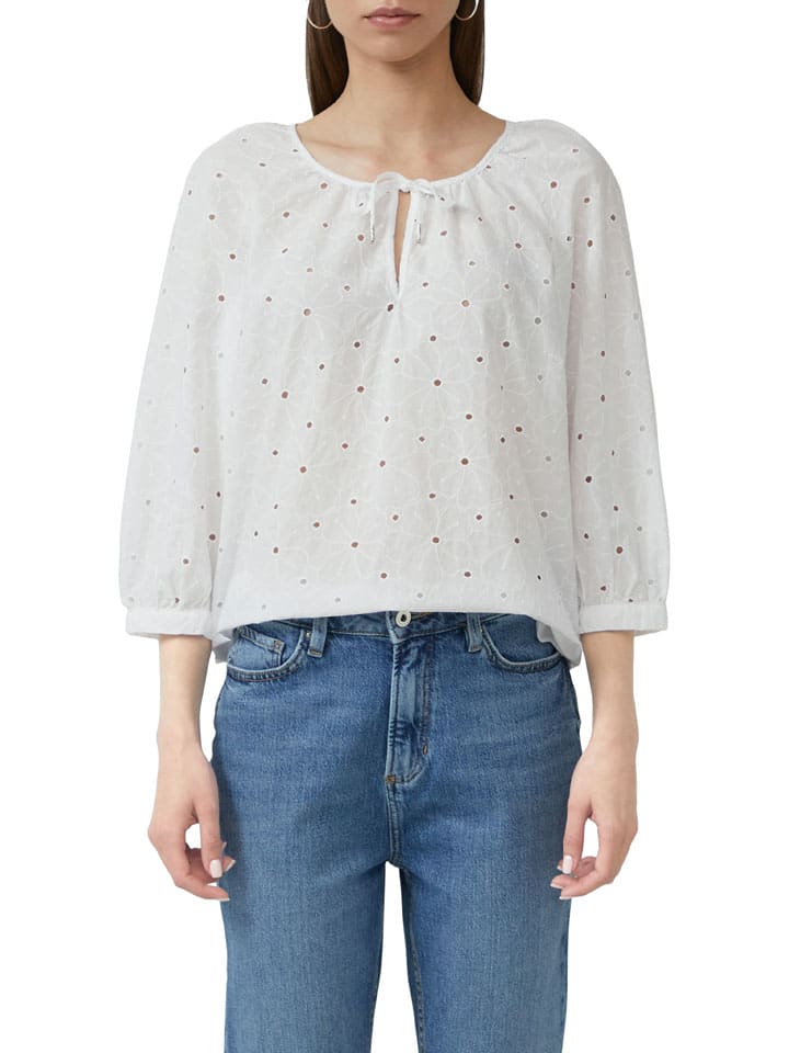 Bluse in Weiß