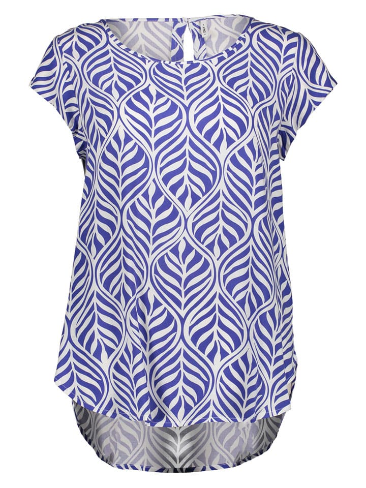 Bluse in Blau