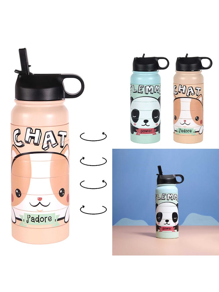 Isoleerfles "Puzzle Kawaii" - 750 ml (verrassingsproduct)