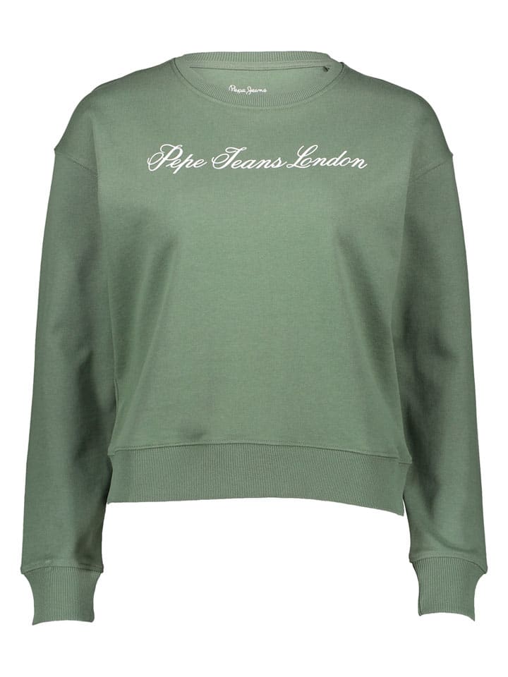 Sweatshirt in Grün