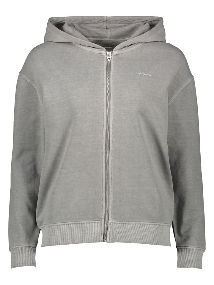 Sweatjacke in Grau
