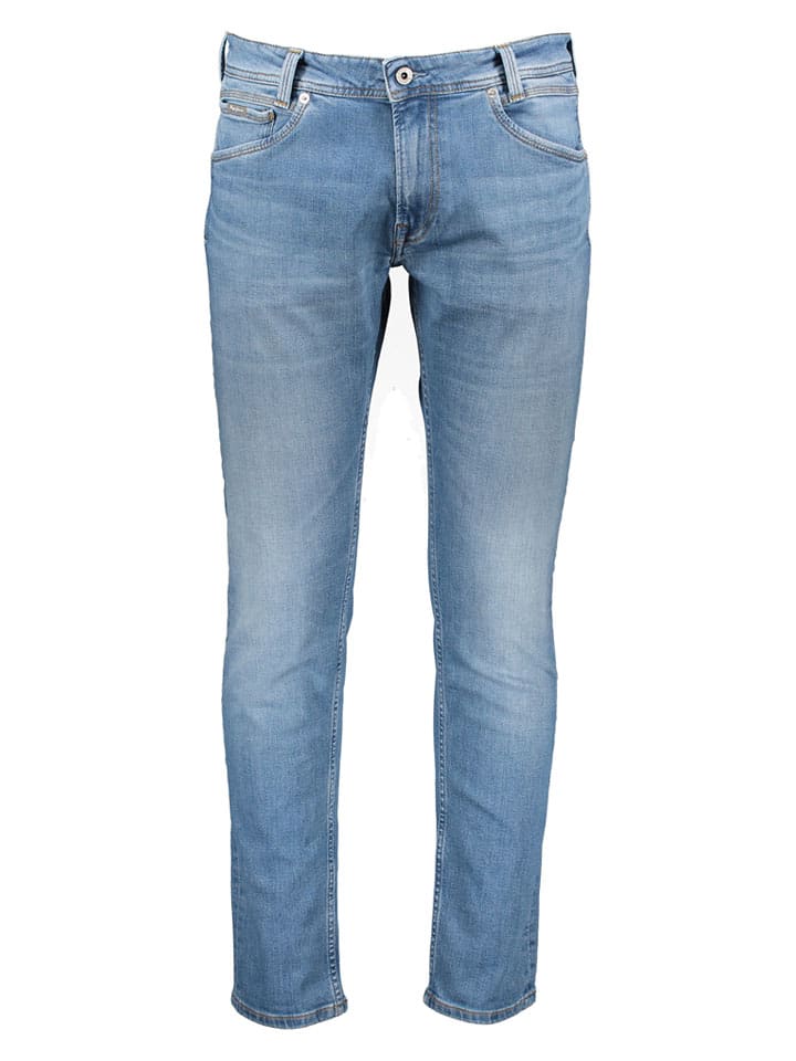 Spijkerbroek "Spike" - tapered fit - lichtblauw