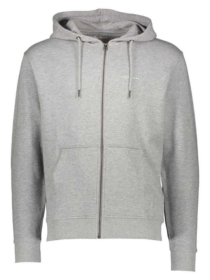 Sweatjacke in Grau