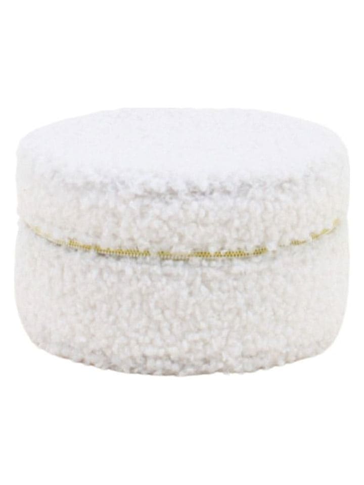 Schmucketui in Weiß - (H)7 x Ø 11 cm
