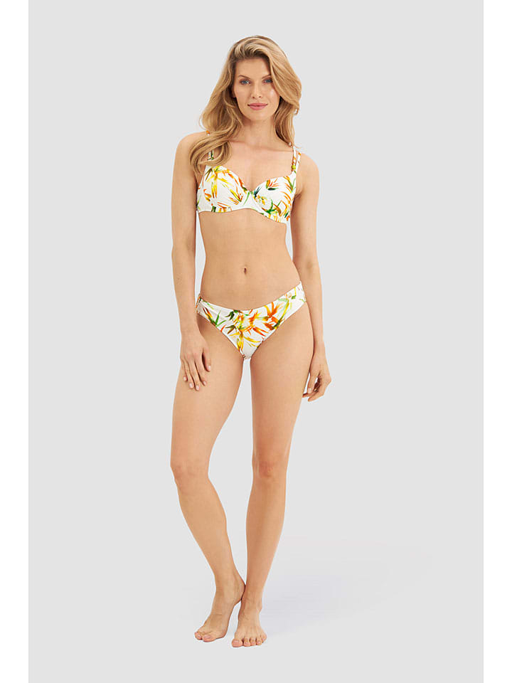 Bikini in Weiß/ Bunt