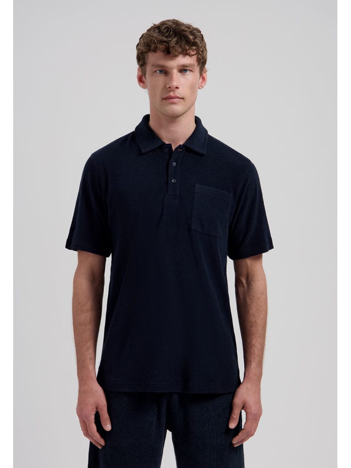 Koszulka polo w kolorze granatowym