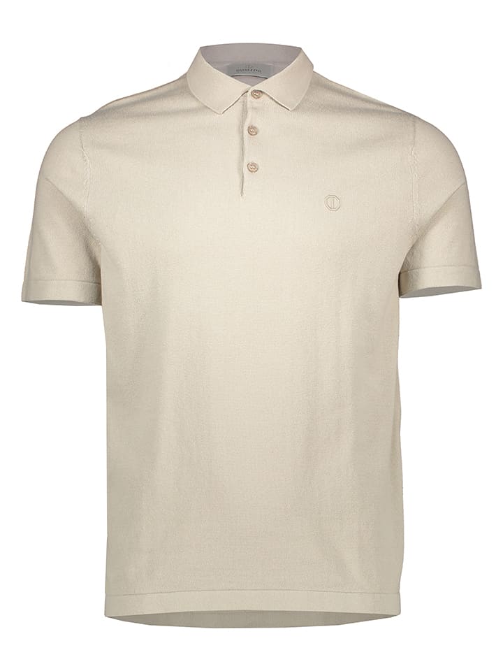 Koszulka polo w kolorze beżowym