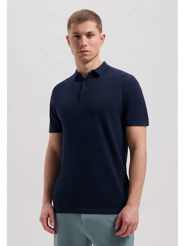Poloshirt in Dunkelblau