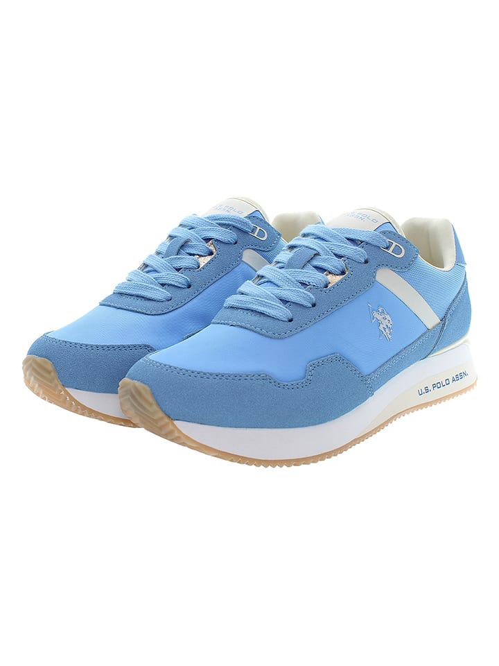 Leren sneakers "Frisby" blauw