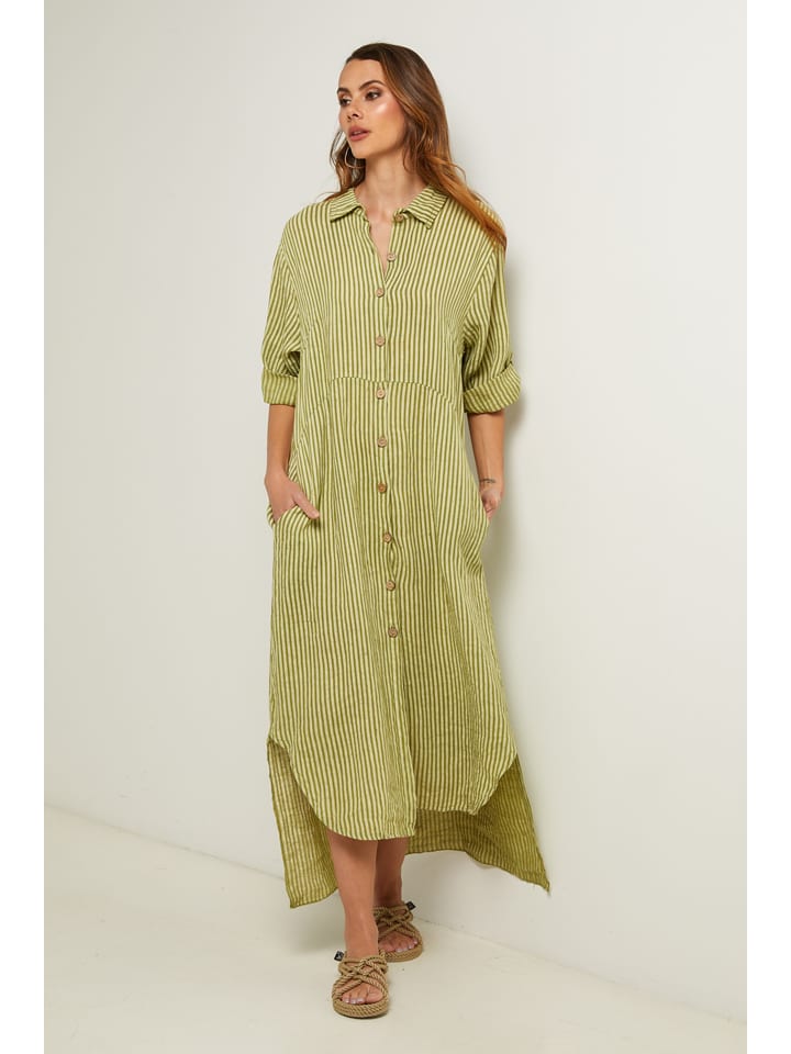 Sukienka w kolorze khaki