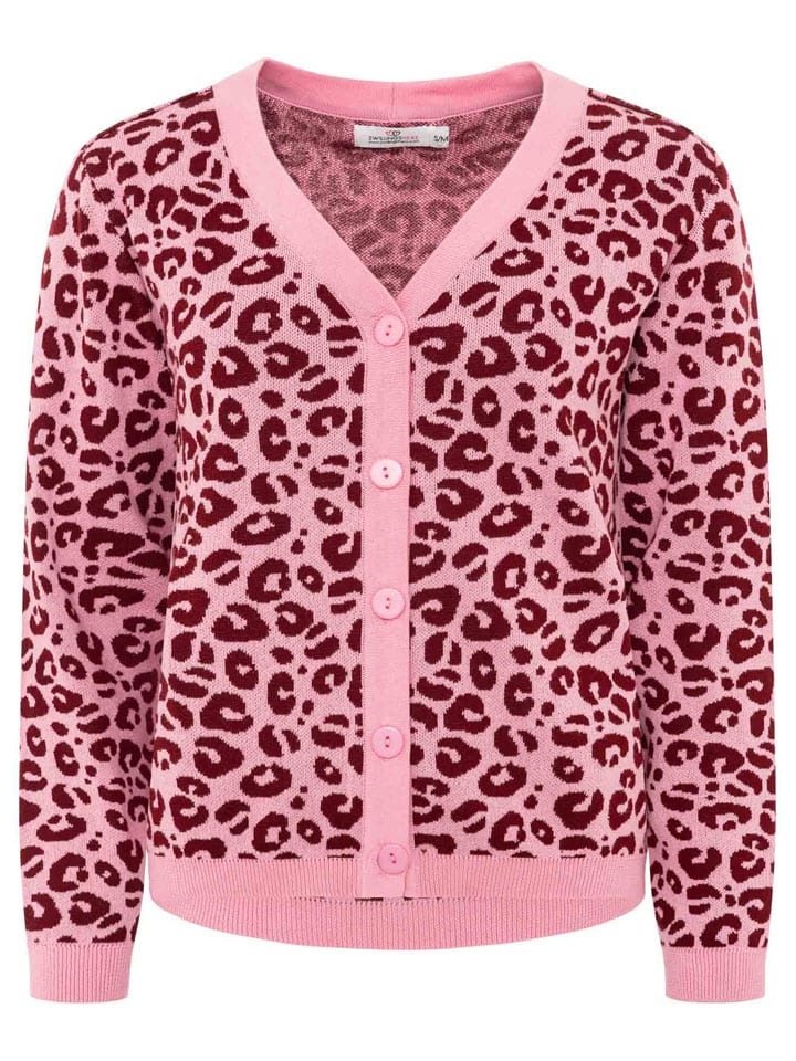 Cardigan in Pink