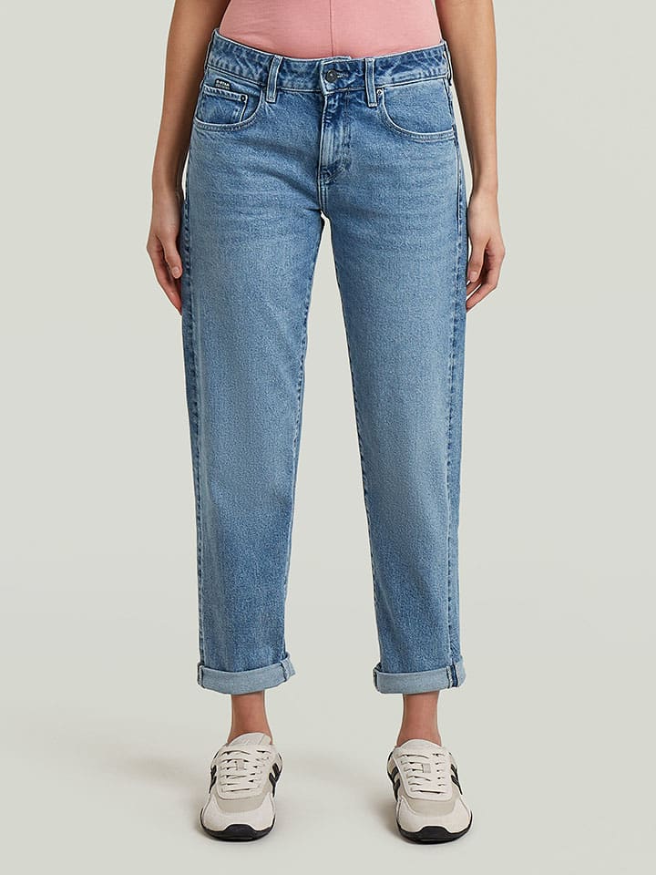 Spijkerbroek - boyfriend fit - blauw