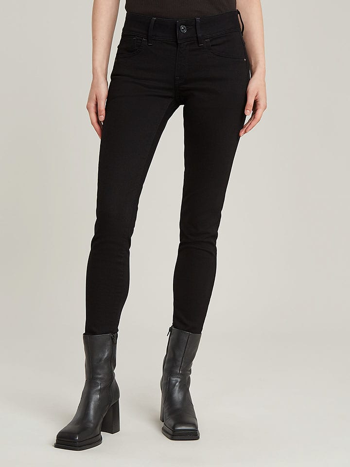 Spijkerbroek - skinny fit - zwart