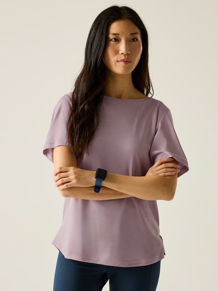 Functioneel shirt "Botanna" paars