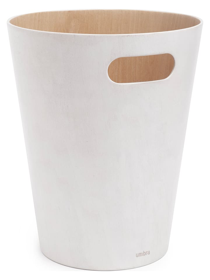 Kosz "Woodrow" w kolorze białym na papier - 7,5 l