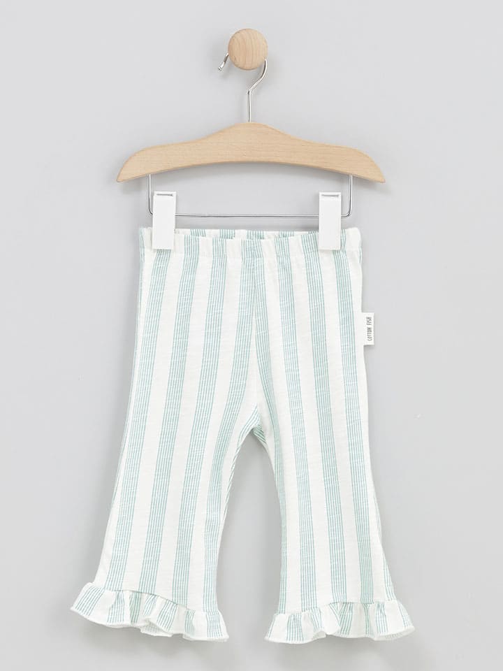 Legginsy w kolorze kremowym