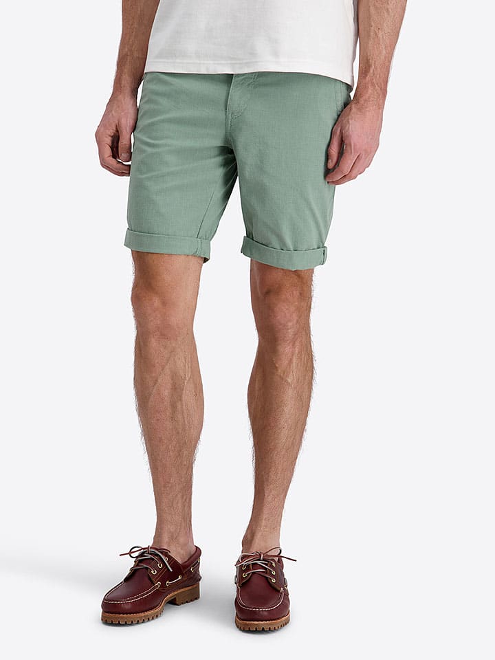 Chinoshorts "Luca" in Grün