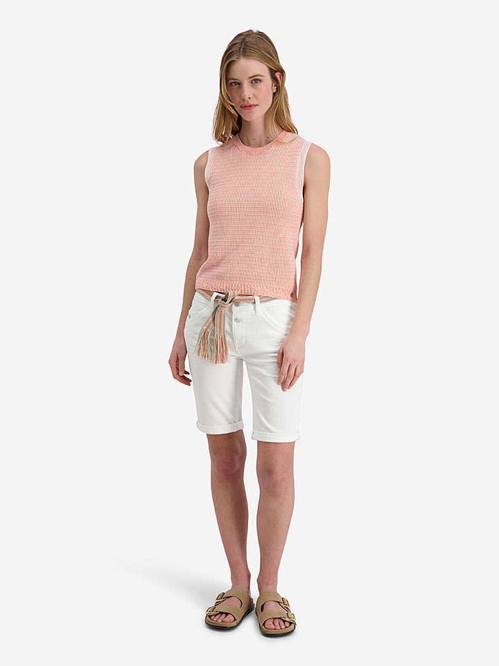 Szorty dżinsowe "Nali" - Slim fit - w kolorze białym