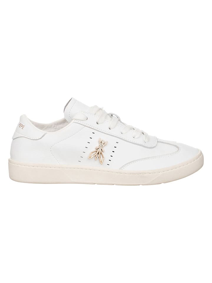 Leren sneakers wit