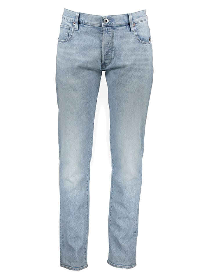 Dżinsy - Slim fit - w kolorze błękitnym