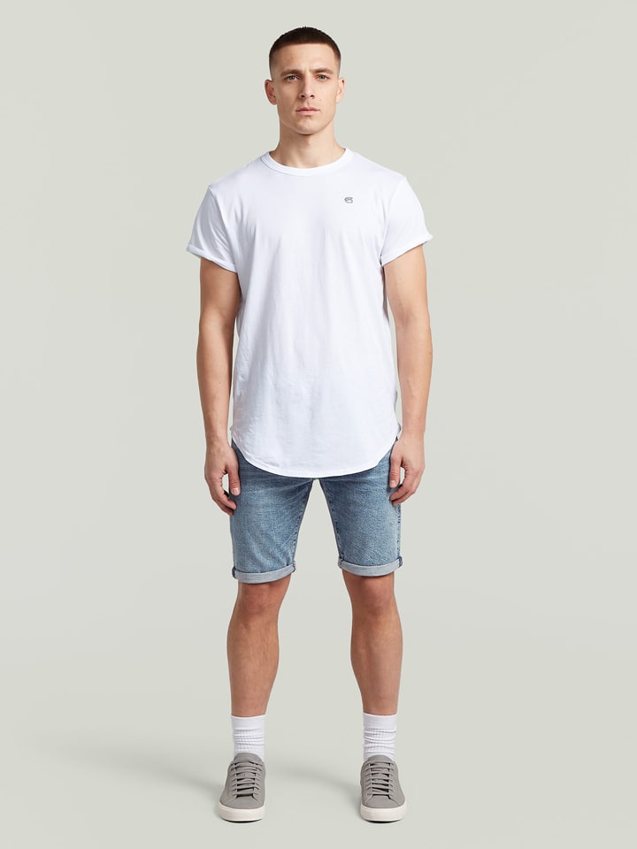 Spijkershort "3301" - slim fit - blauw