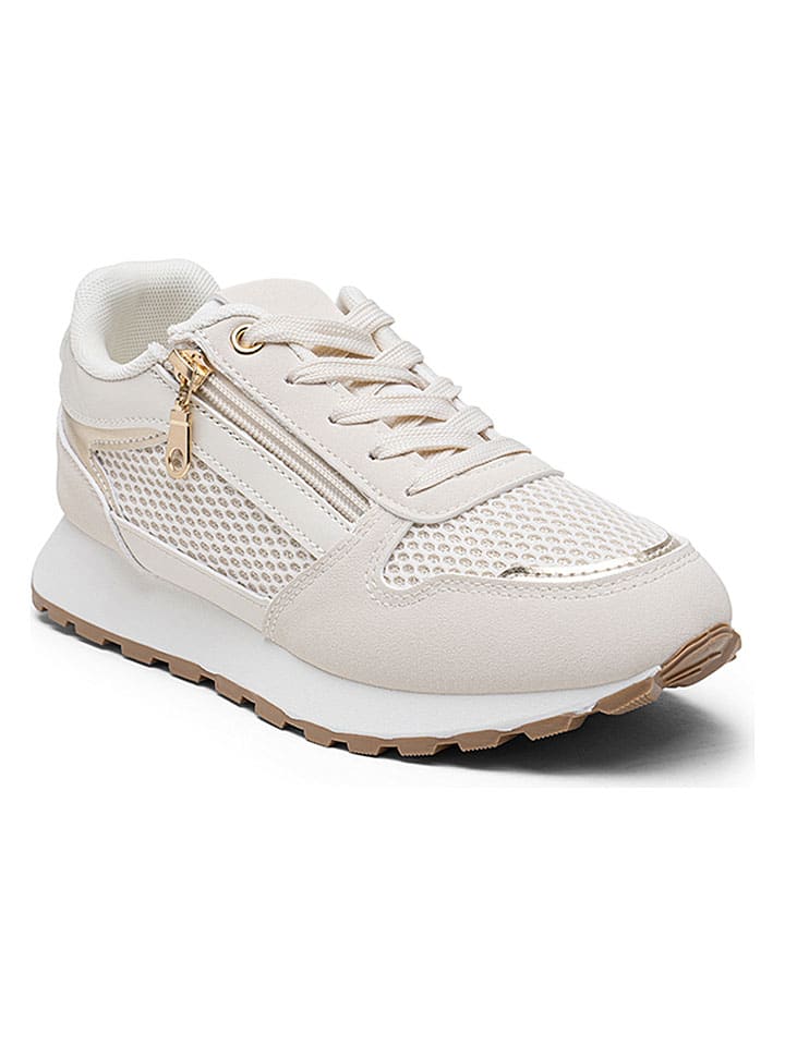 Sneakersy w kolorze beżowym