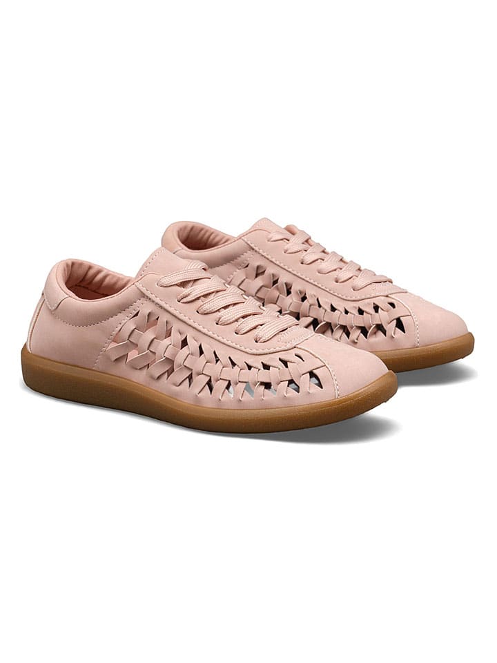 Sneakersy w kolorze jasnoróżowym