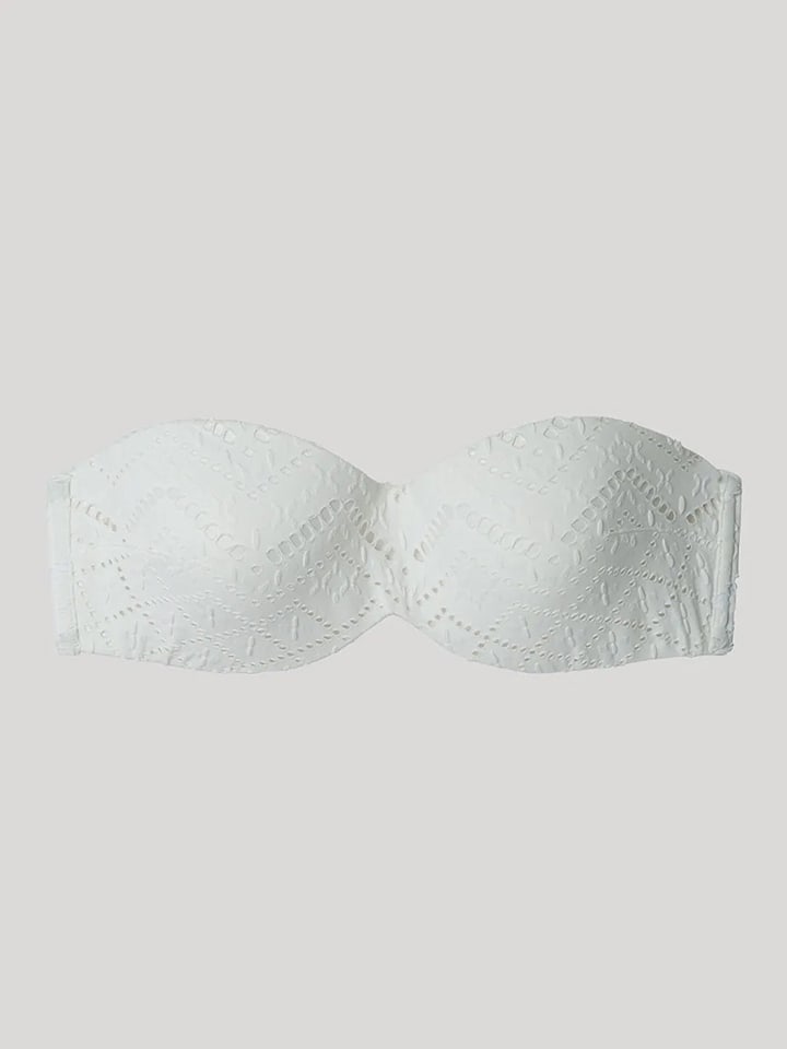 Biustonosz bikini w kolorze białym
