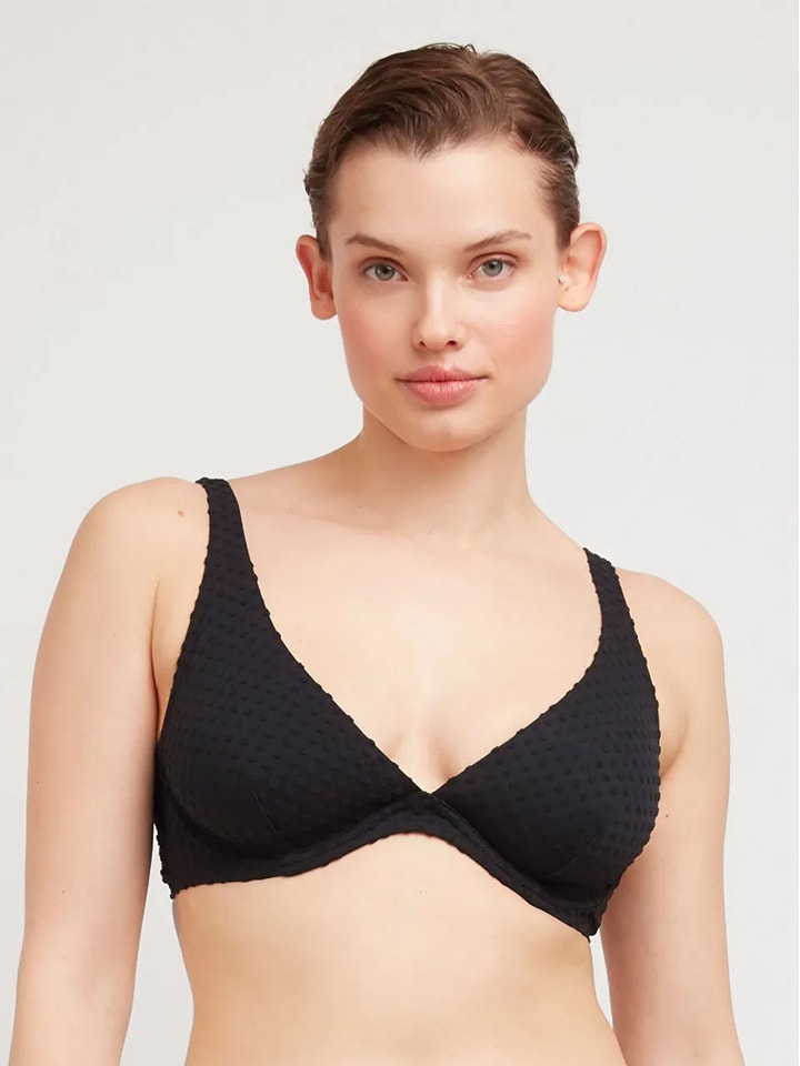 Bikini-Oberteil in Schwarz