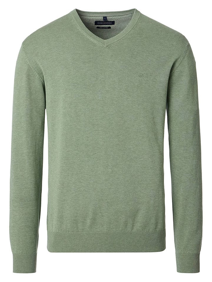 Sweter w kolorze zielonym