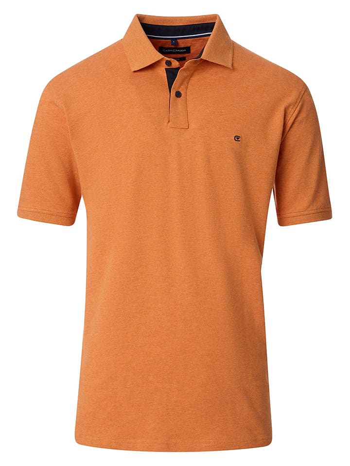 Koszulka polo w kolorze pomarańczowym