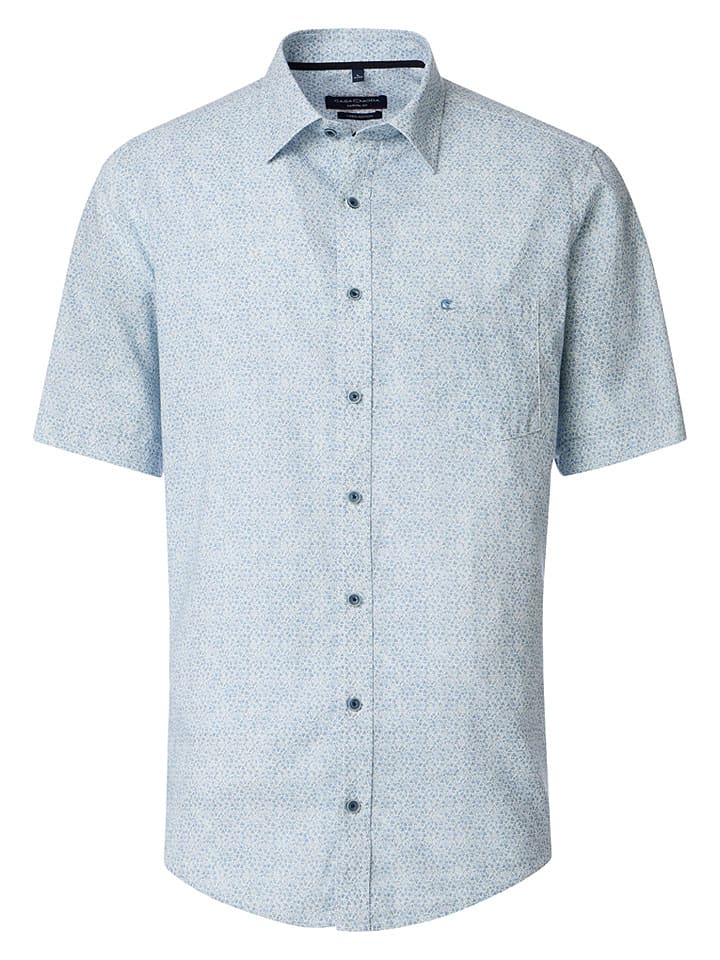 Koszula - Casual fit - w kolorze błękitnym