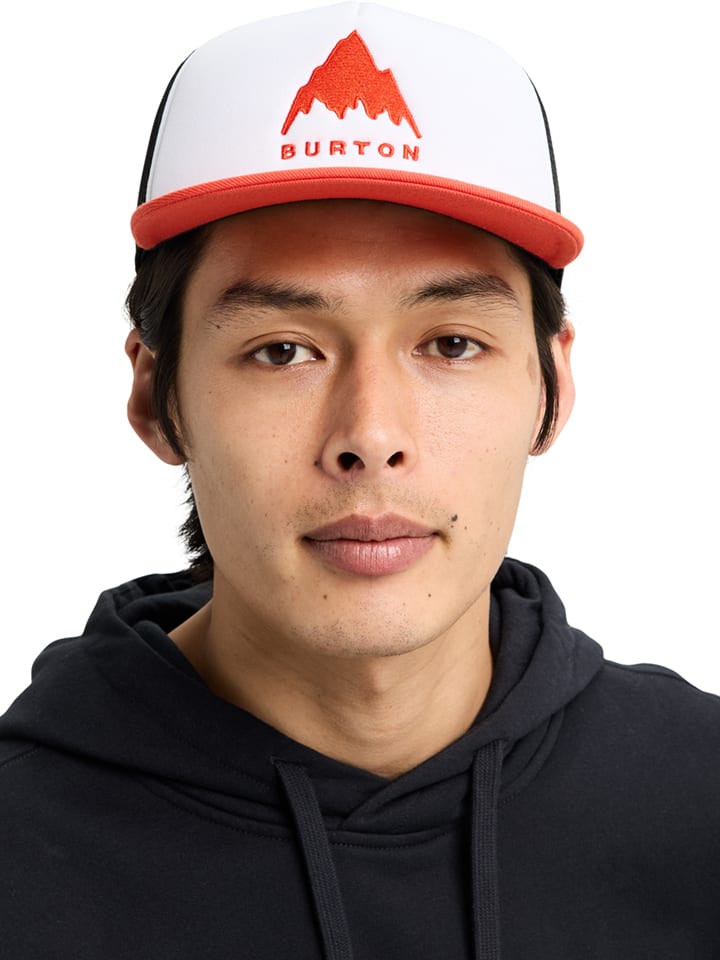 Czapka "I-80 Trucker" w kolorze biało-czerwono-czarnym
